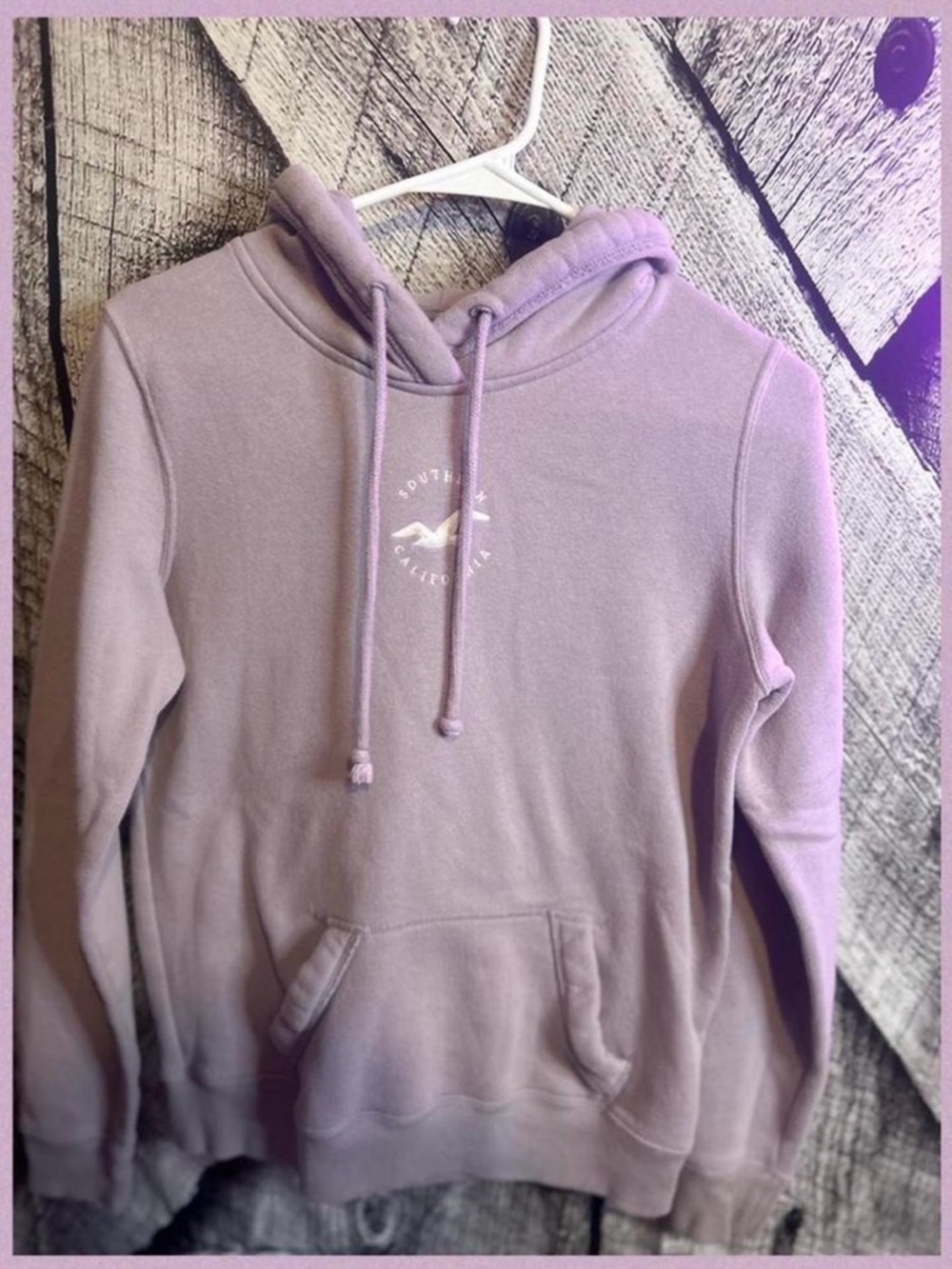 Hollister Lavender Drawstring Hoodie - Women's Pullover